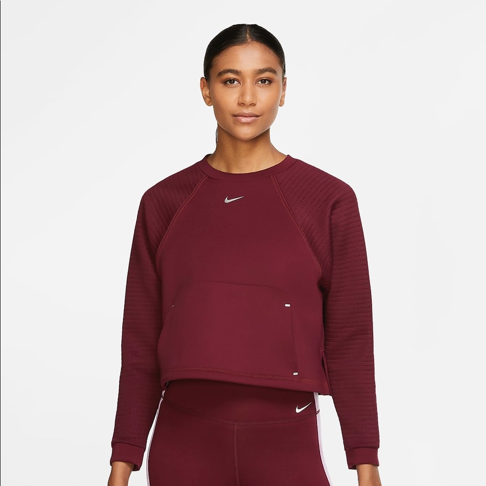 New  Fleece Crew Nike Pro top